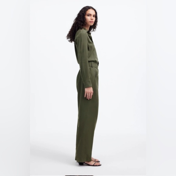 Madewell Relaxed Tie Front Wide Leg Jumpsuit - Picture 4 of 8